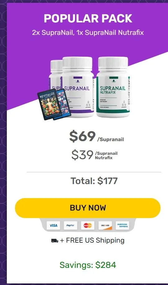 SupraNail 3 Bottle- order-now-(90 Days Supply) - image